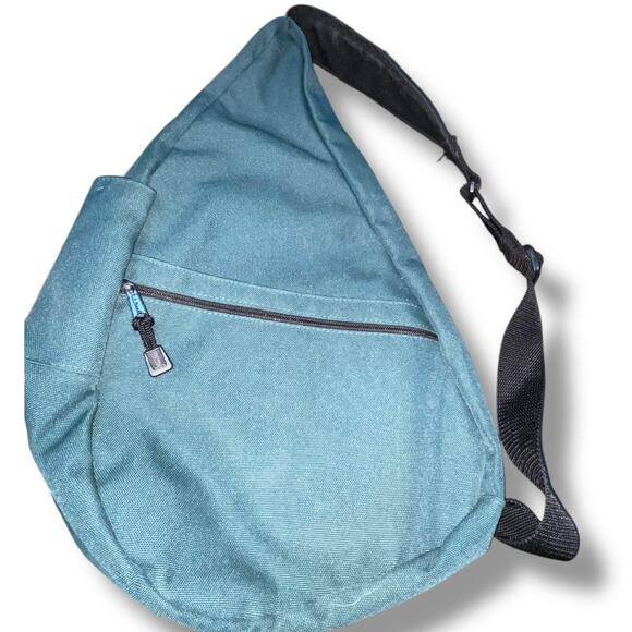 Vintage LL Bean Traveler Ameribag Sling Healthy Back Bag Shoulder Canvas 19" - Picture 7 of 15